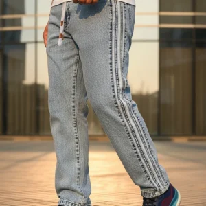 Denim Baggy Trouser Ice Blue